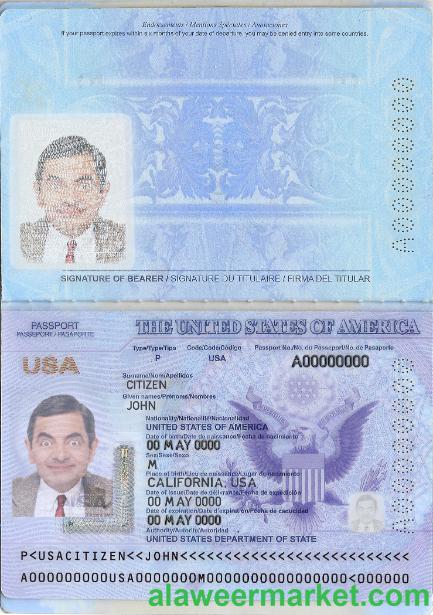 USA passport NEW 2020